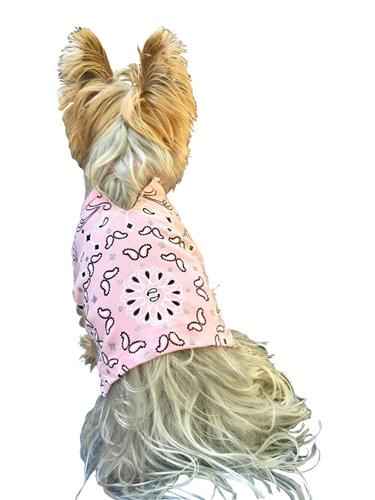 Pet Bandana Tee - Pink