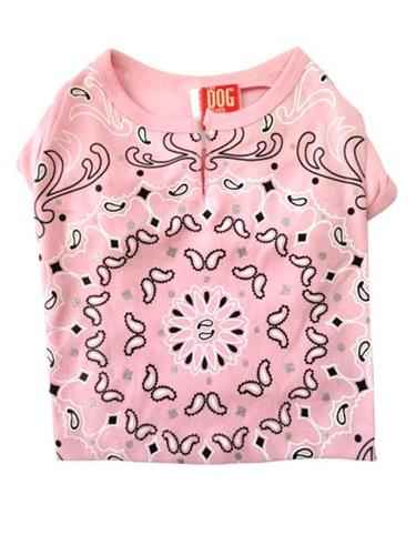 Pet Bandana Tee - Pink