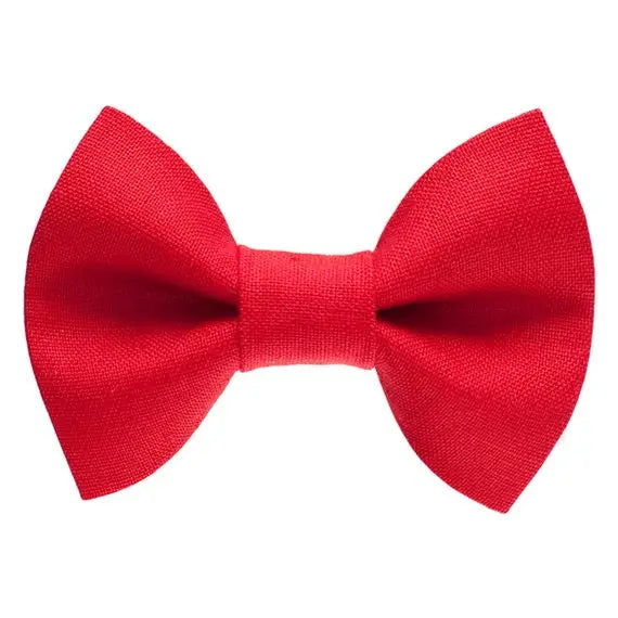 Holiday Red Pet Bow Tie