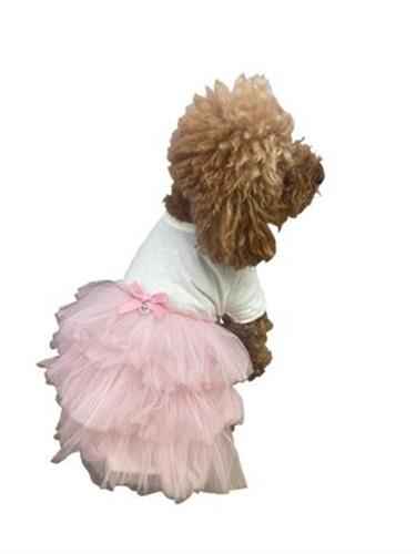 Pet Tutu Tee-Shirt for Dogs or Cats in Blush Color