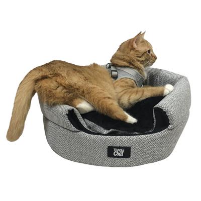 Convertible Travel Cat Bed and Cave