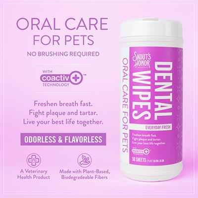 Dental Wipes for Pets Provide Better Oral Care!