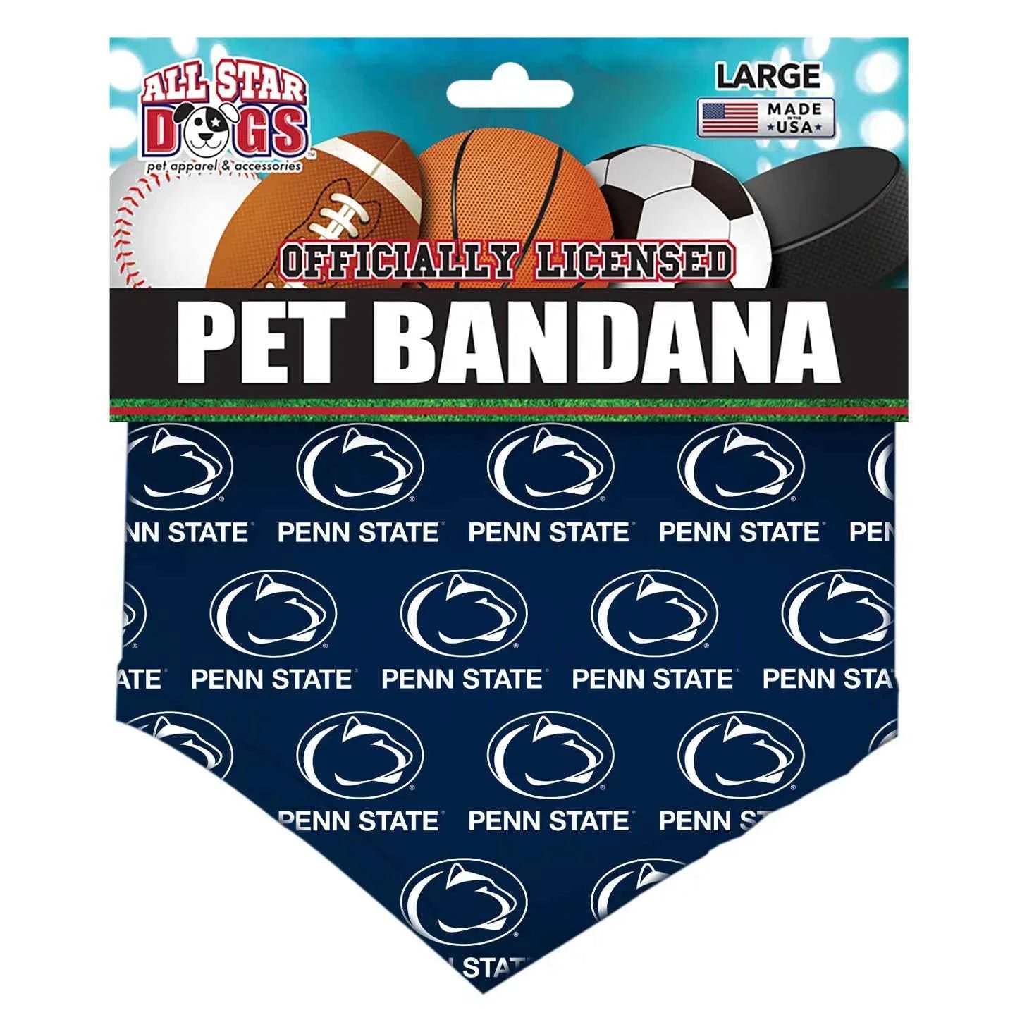 Penn State Pet Bandana - All Over Print Design for Your Furry Friend