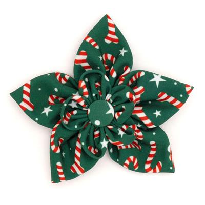 Candy Cane Flower for Collar