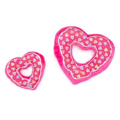 Puppy Love Dog Toy - Heart-Shaped Plush Plaything for Your Furry Friend