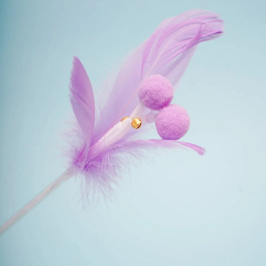 Purple Bliss Cat Teaser Toy