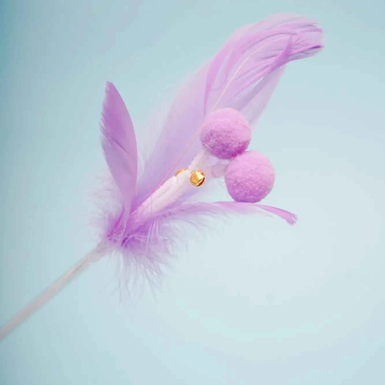 Purple Bliss Cat Teaser Toy - Fun and Engaging Purple Cat Teaser Toy for Your Feline Friends