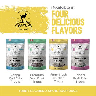 Farm Fresh Chicken - Canine Cravers Dog Treats, 5.3oz. Bag