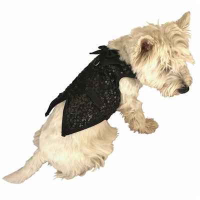 Gentleman's Black Sequins Tuxedo for Elegant Occasions