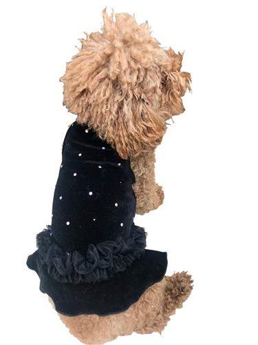 Twinkle Tutu Dress, Velvet Red or Black