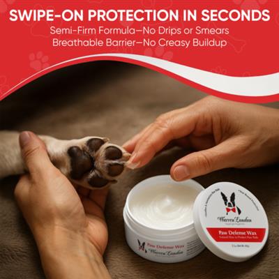 Paw Defense Wax - Soothes, Moisturizes and Protects Paw Pads