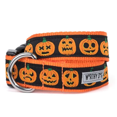 Jack-O Lantern  Dog Collar