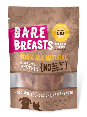 6 oz. Bare Breasts Chicken Breast Pet Treats