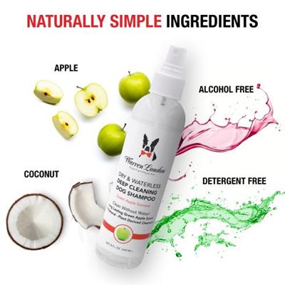 Dry and Waterless Deep Cleaning Pet Shampoo