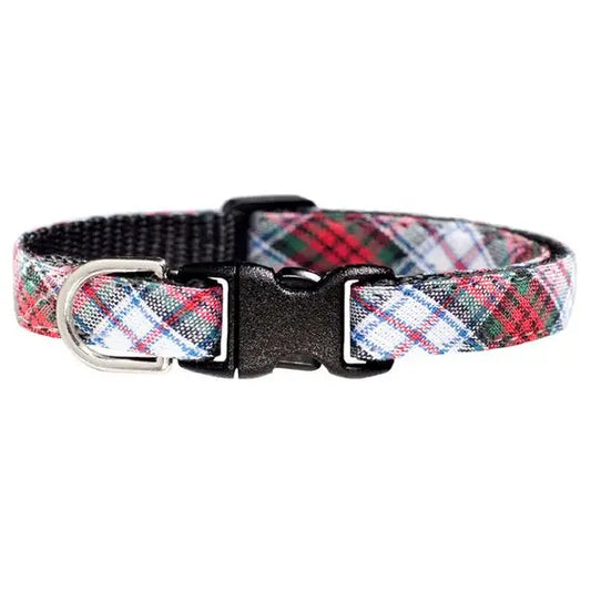 The Trailblazer - Cat Collar Red Plaid Holiday