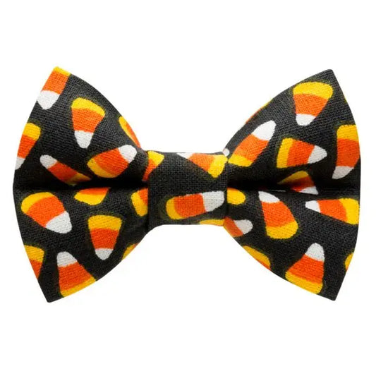 The Sweet Tooth - Cat/Dog Bow Tie - Halloween Candy Corn