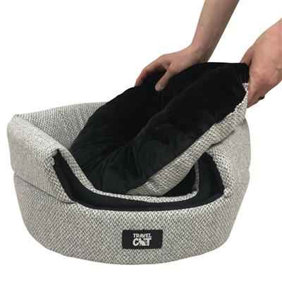 Convertible Travel Cat Bed and Cave