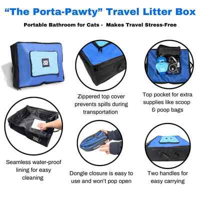 Portable Cat Litter Box for Travel - Convenient and Eco-Friendly Solution