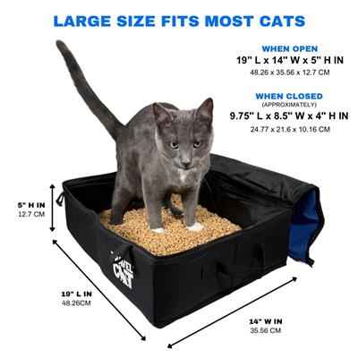 Portable Cat Litter Box for Travel - Convenient and Eco-Friendly Solution