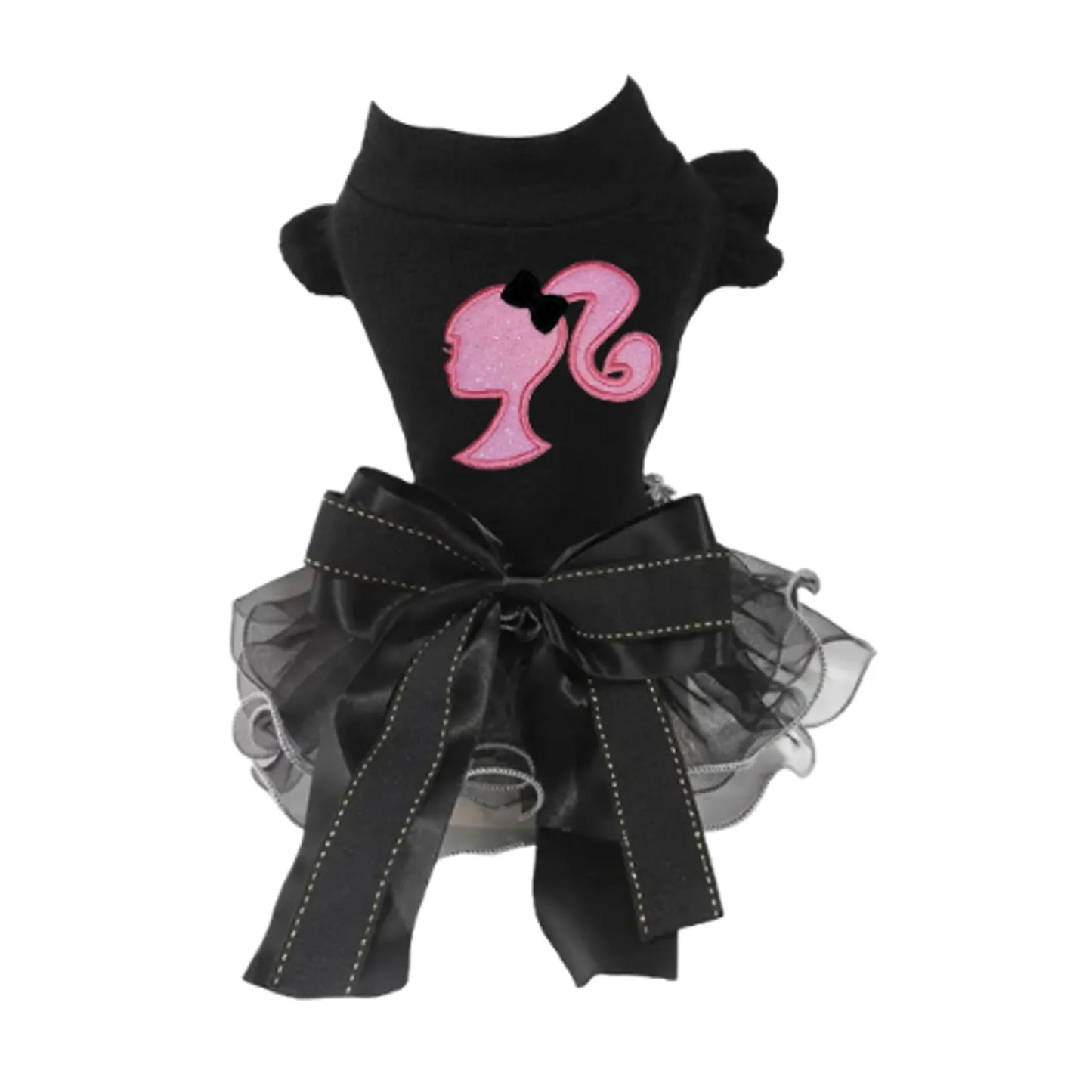 Barbie Silhouette Ruffle Dog Dress