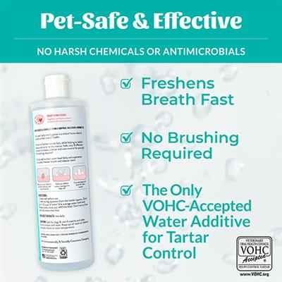 Pet Breath Freshener: Fresher Breath Water Additive for Your Pet's Water Bowl