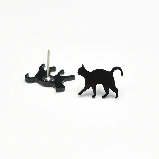 Black Cat Earrings