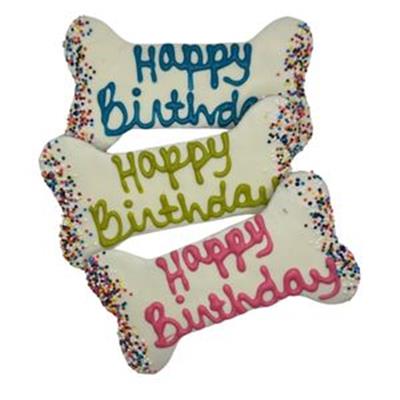 Happy Birthday  Dog Bone - Treats