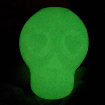 MKB Glow in the Dark Sugar Skull Chew Toy & Treat Dispenser