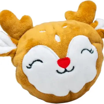 2 in 1 Rip N Reveal Reindeer Dog Toy