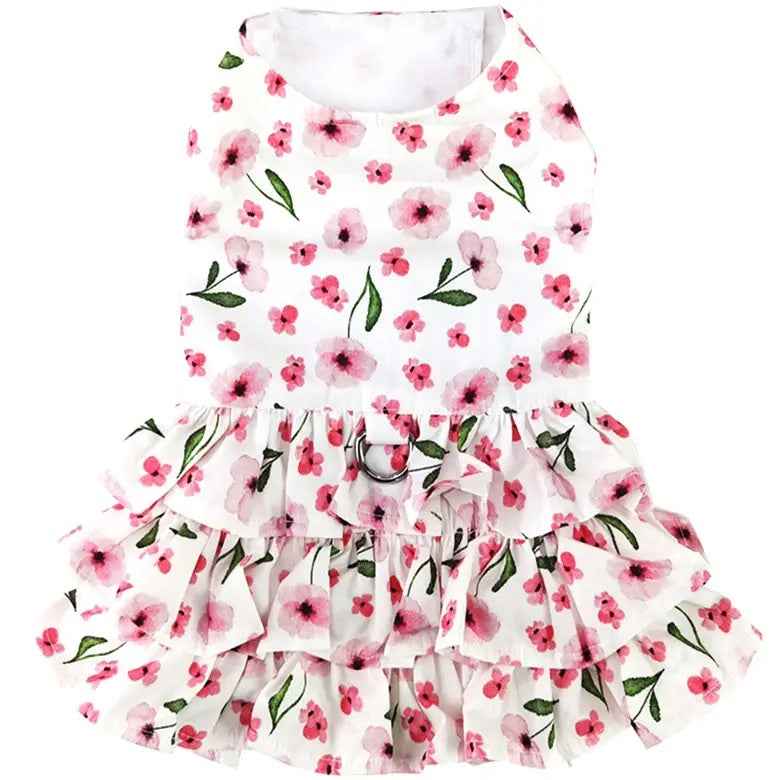 Spring Wildflower Pet Dresses for Stylish Daytime Adventures