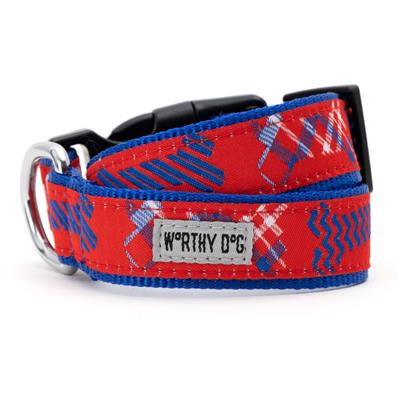 Red/White/Blue Preppy Bones Collar & Lead Collection