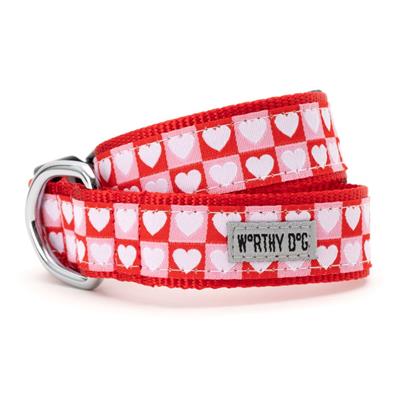 Colorblock Hearts Collar & Lead Collection