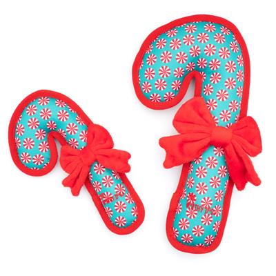 Candy Cane Dog Toy