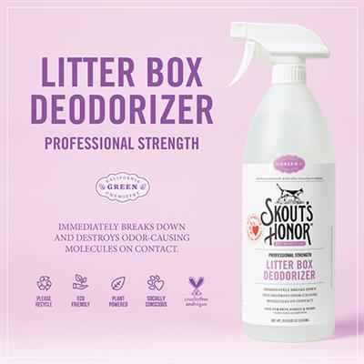 Professional Litter Box Deodorizer for Cats - Professional Strength Odor Eliminator