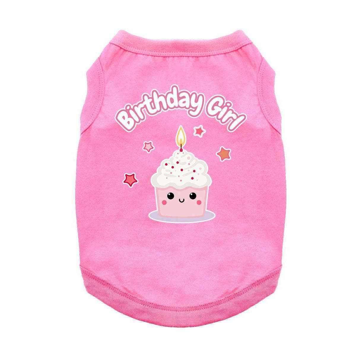Birthday Girl Pet Shirt - Pink