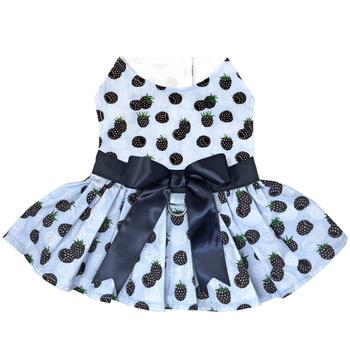 Blackberry Dog Dress with Matching Leash