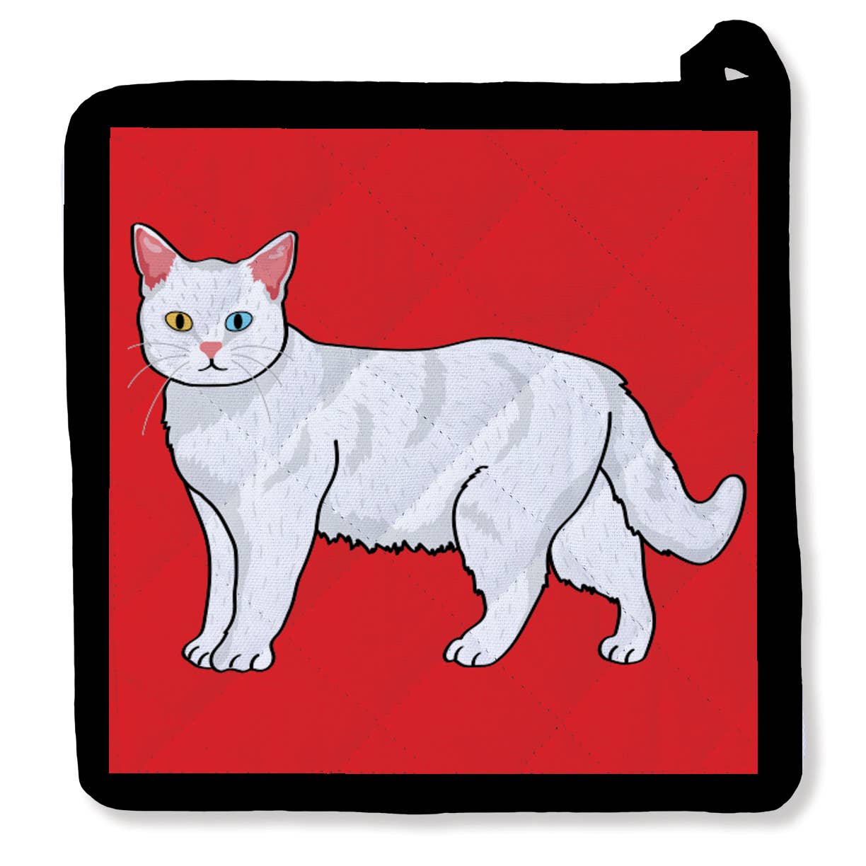 Hello Pet Collection - Hello White Kitty Cat Pot Holder