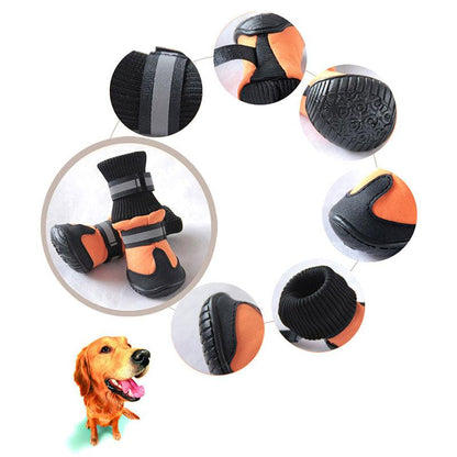 Cozy Paws: Winter Cotton Non-Slip Boots for Dogs