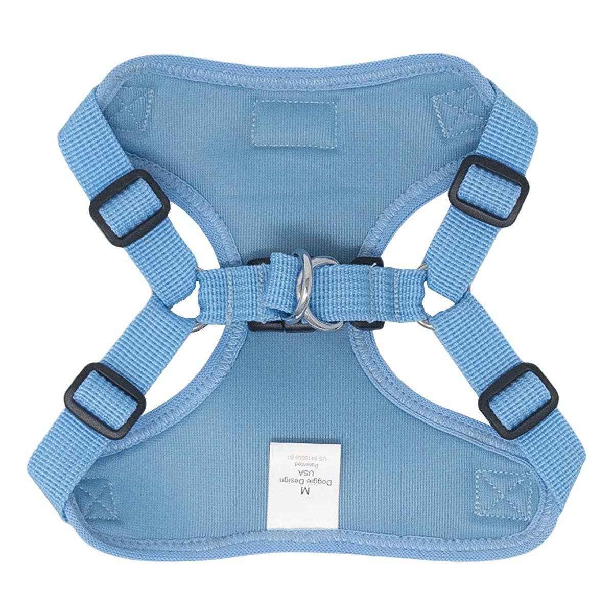 Wrap and snap dog harness - Choke Free Design in Blue Daisy