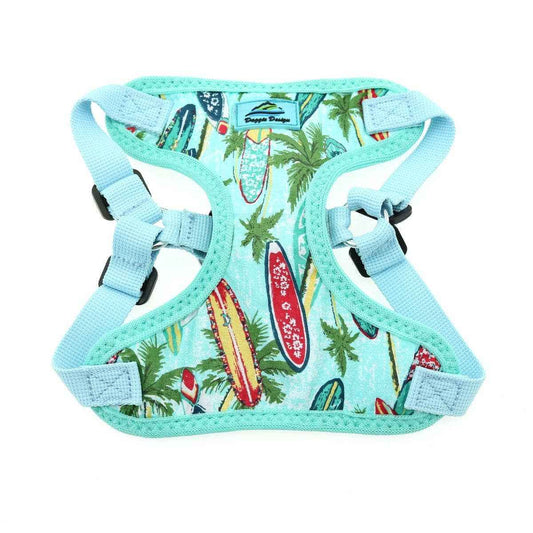 Wrap & Snap Choke Free Pet Harness - Surfboards and Palms