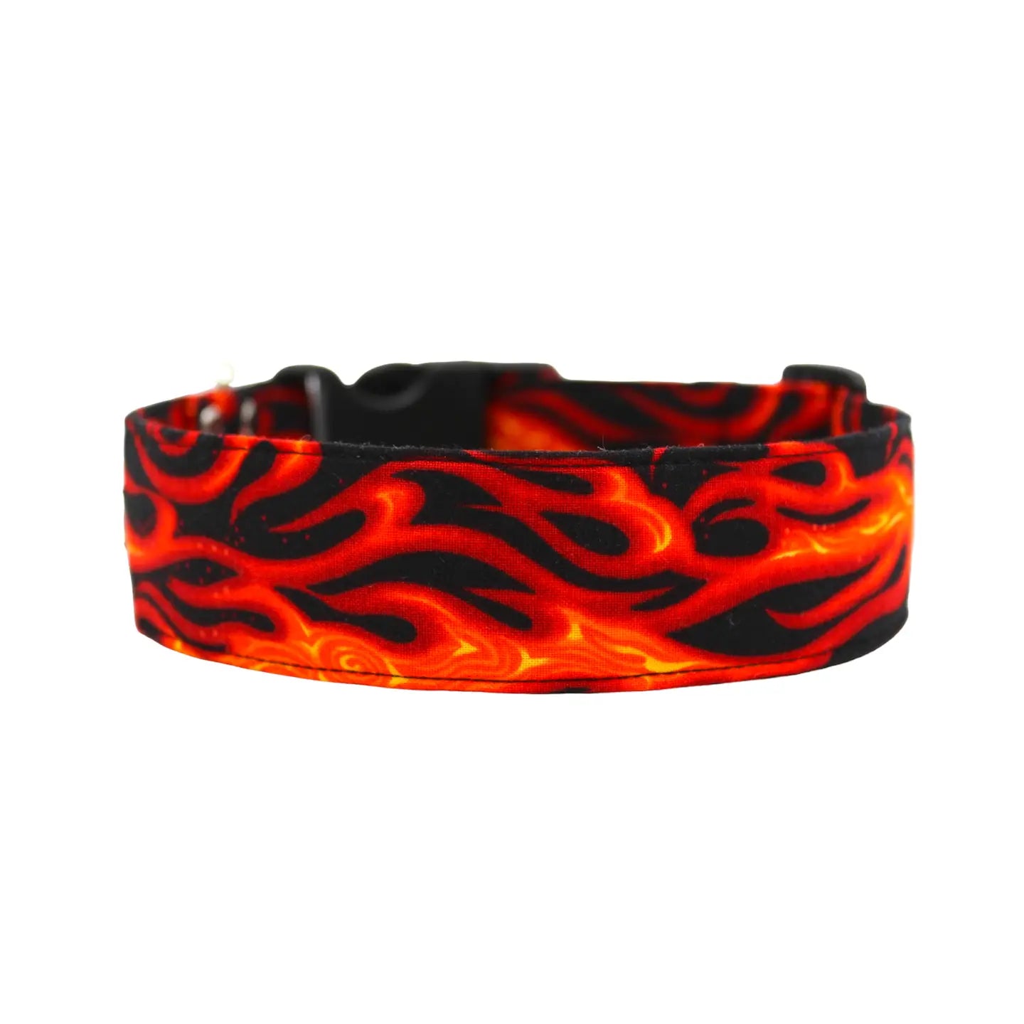 Fire Flames Dog Collar