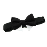 Wedding Collection - Universal Dog Bow Tie - Black with Starter Collar