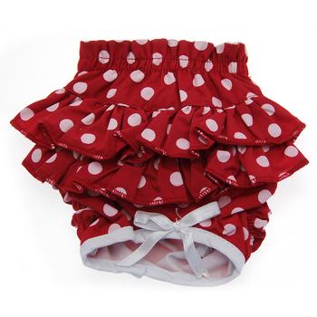 Ruffled Red Polka Dot Dog Panties