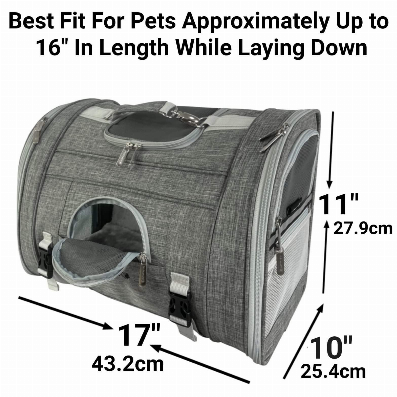 Mr. Peanut's Monterey Series Convertible Backpack Airline Capable Pet Carrier