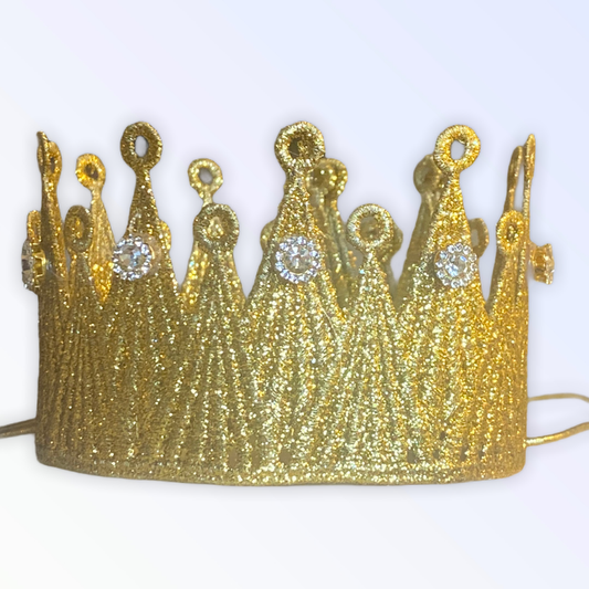 Glitter & Gold Crown