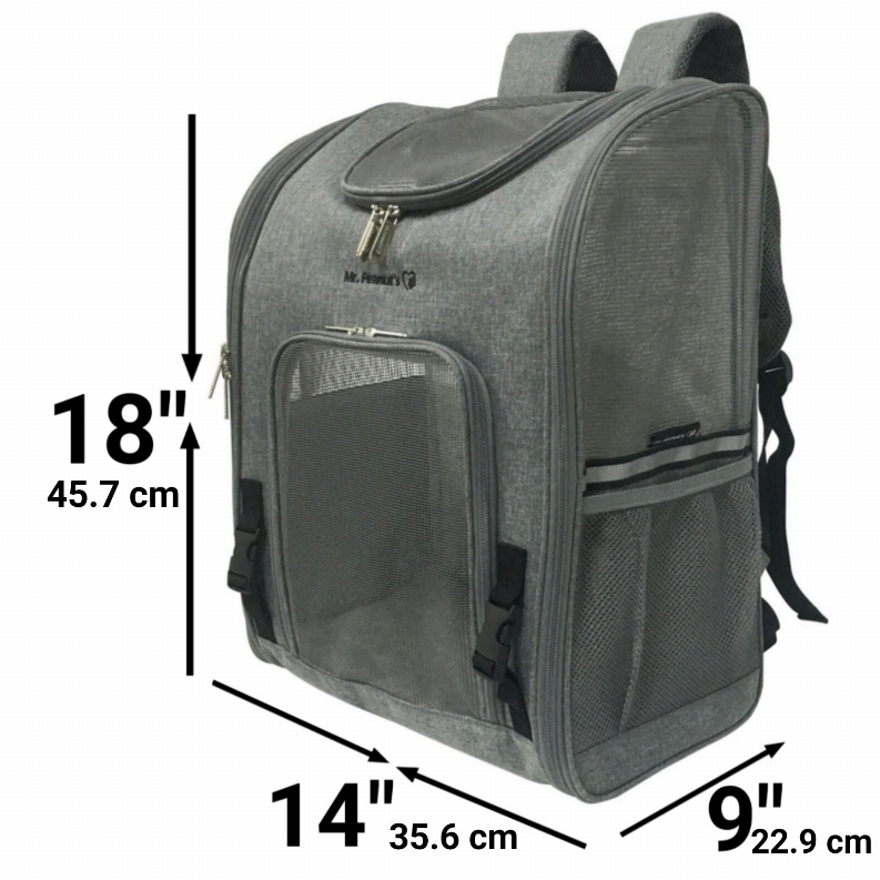 cat backpack carrier with detachable wheelbase
